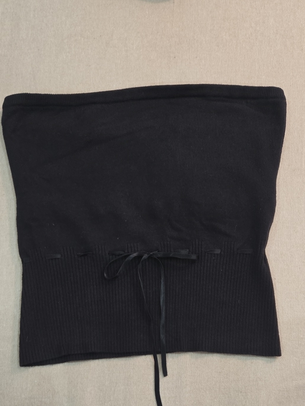 Laundry Y2K Black Tube Top